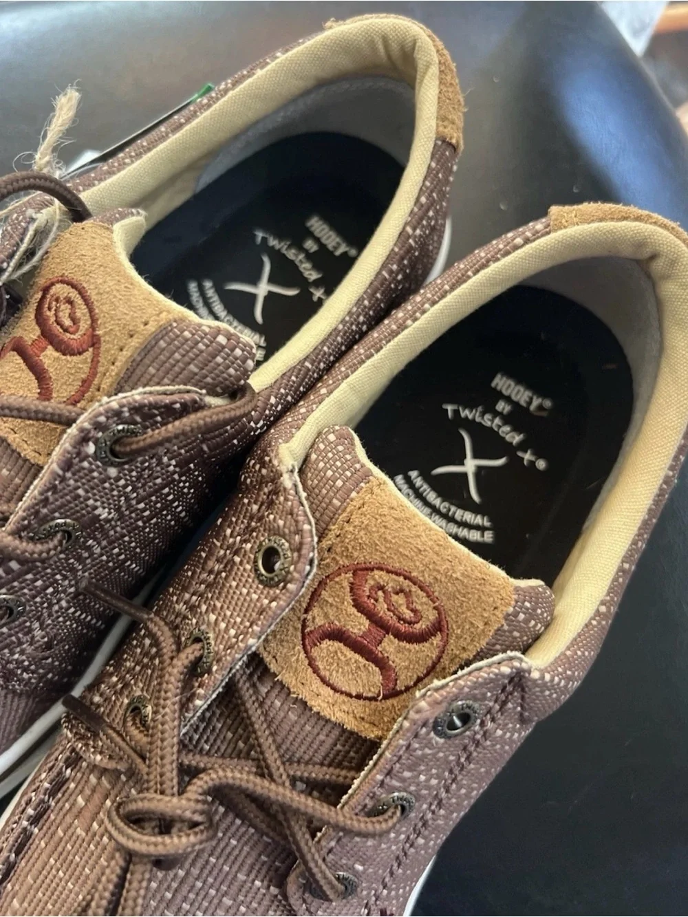 Hooey By Twisted X Boots Men`s Slip Resistant Coffee Lopers!!(sz 8)